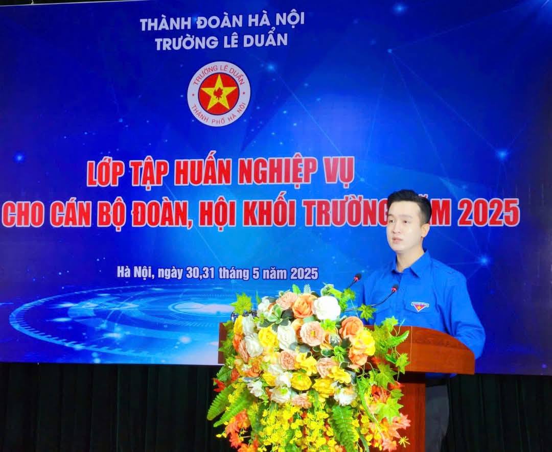 ĐOÀN VIÊN, THANH NIÊN USSH NÂNG CAO NĂNG LỰC TẠI LỚP TẬP HUẤN CÁN BỘ ĐOÀN, HỘI KHỐI TRƯỜNG NĂM 2025