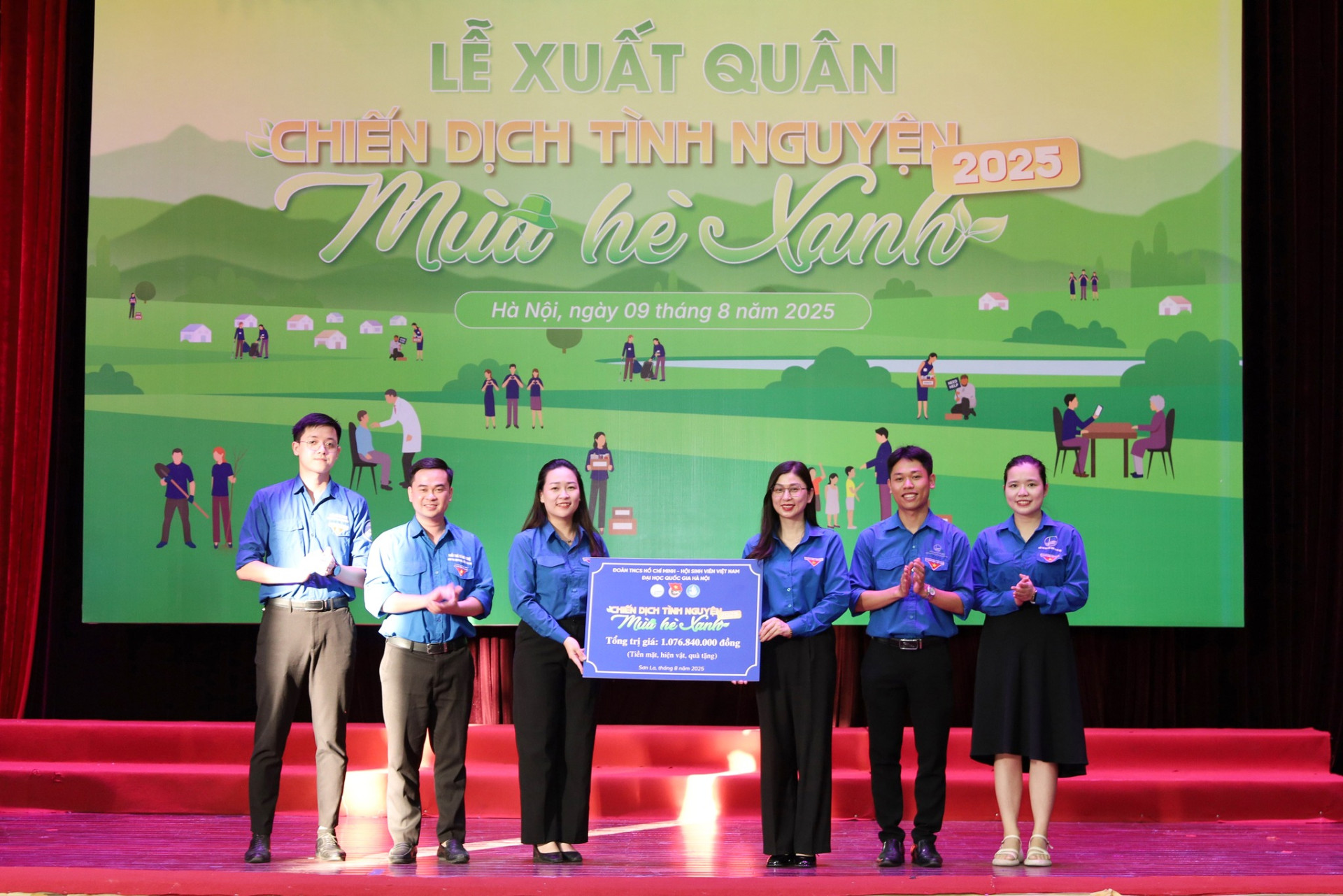 Tuổi trẻ ĐHQGHN triển khai Chiến dịch sinh viên tình nguyện Mùa hè xanh 2025 tại Sơn La